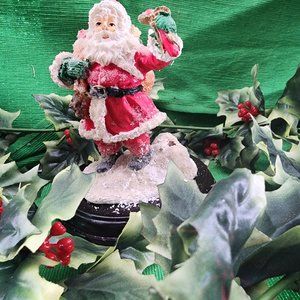 Vintage 1980's Porcelain Santa